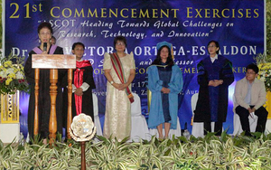 ASCOT's 1st October Graduation and  21st Commencement Exercises, with Dr. Ma. Victoria Ortega-Espaldon, Guest of Honor and Commencement Speaker. 