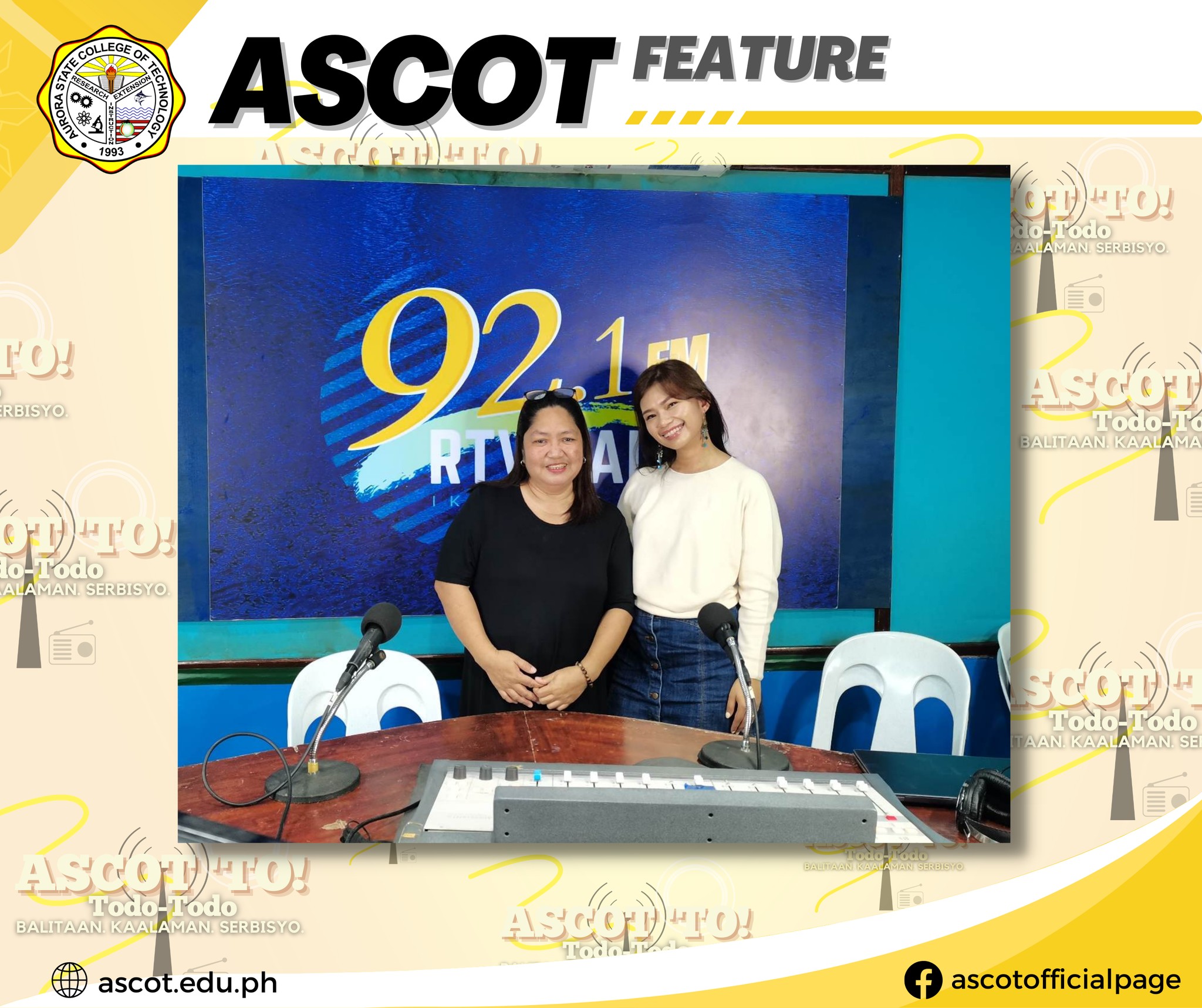 ASCOT Feature ASCOT ‘TO Episode 52 ASCOT's Power Duo in the House